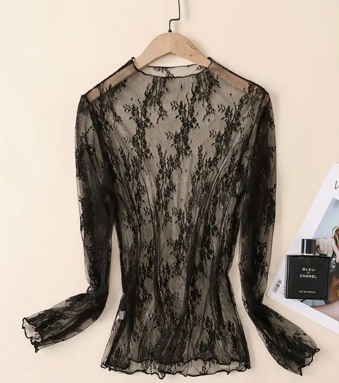 Black Lace Top